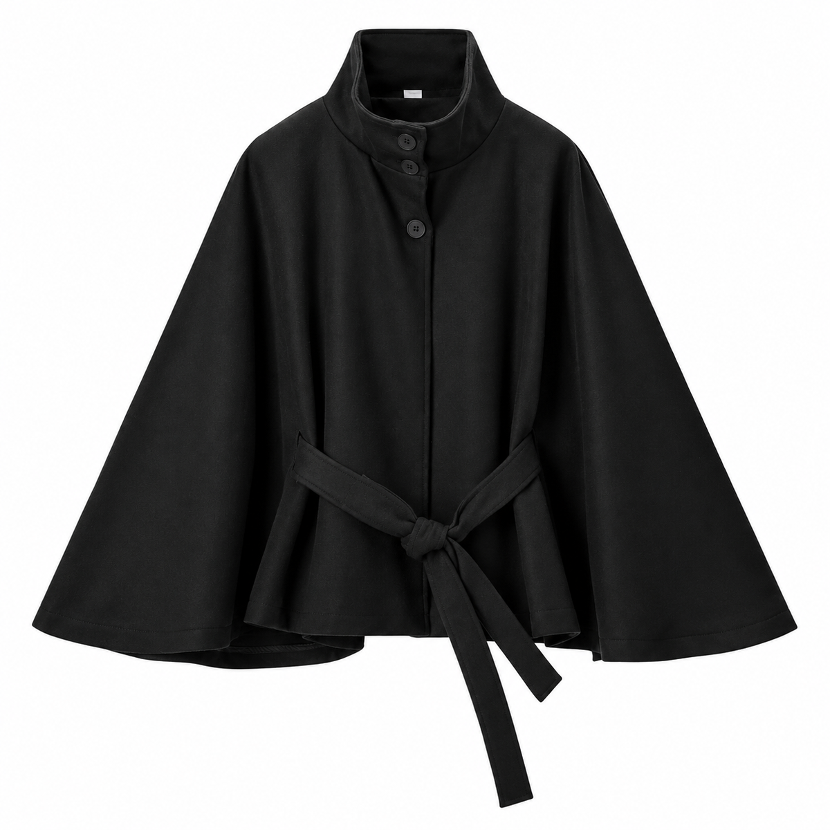 Poncho Cape mit Gürtel