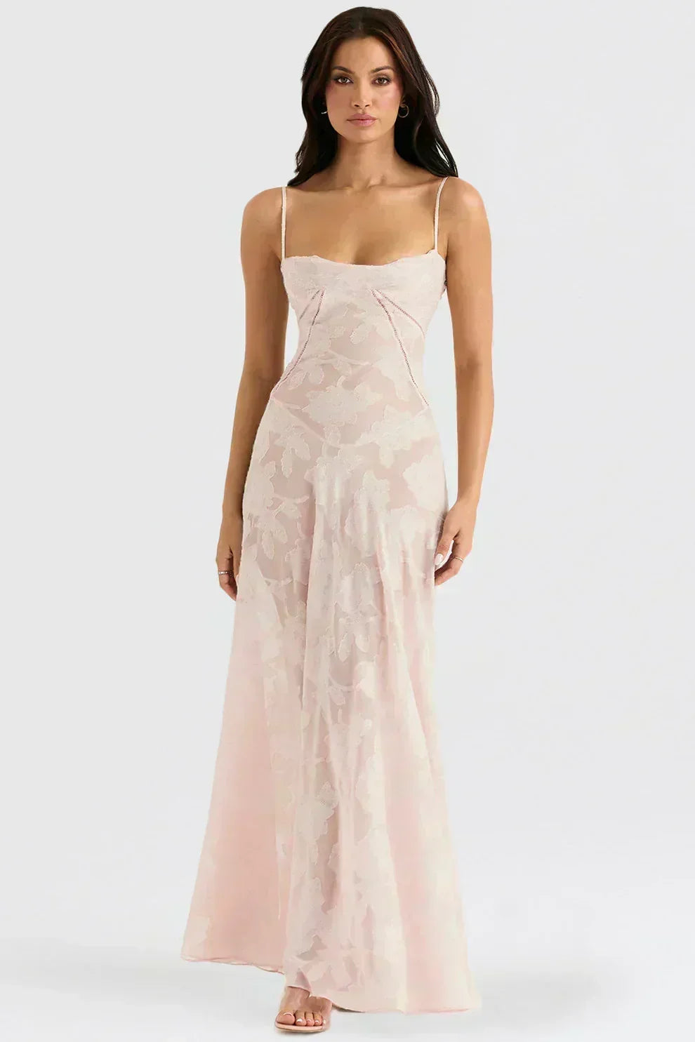 Maxikleid mit Blumenmuster