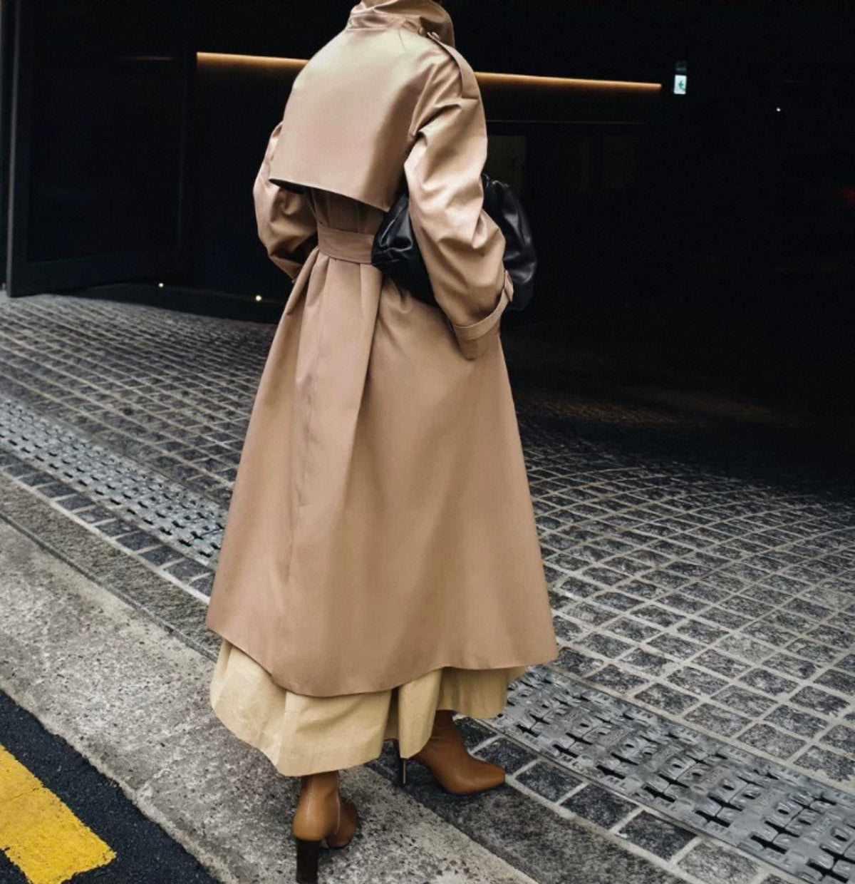 Trenchcoat mit Stehkragen